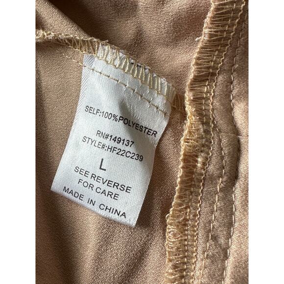 New ! VANDEVORT ANIMARI CROP Gigi Blazer Top-Sand‎ Women Size L - Picture 6 of 7